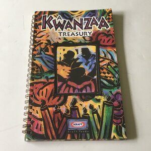 Kraft promotional item A Kwanzaa treasury cookbook spiral bound paperback